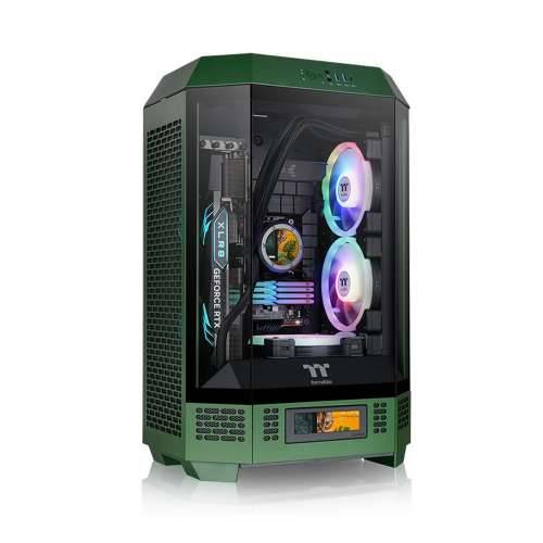 THERMALTAKE The Tower 300 Micro-ATX case with viewing window Racing Green Cijena