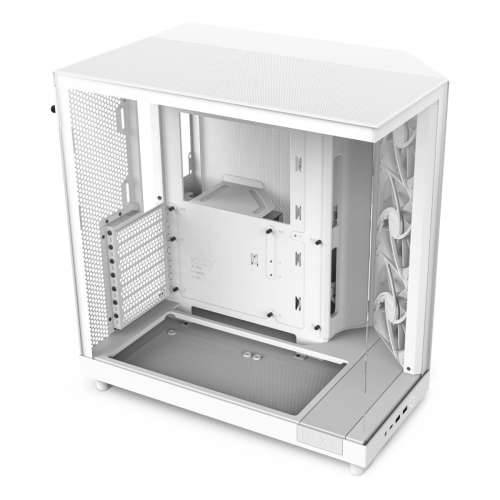 NZXT H6 Flow - Mid-Tower Airflow Gaming Case White Glass Window Cijena