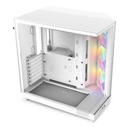 NZXT H6 Flow RGB Mid-Tower Airflow Gaming Case White Glass Window Cijena