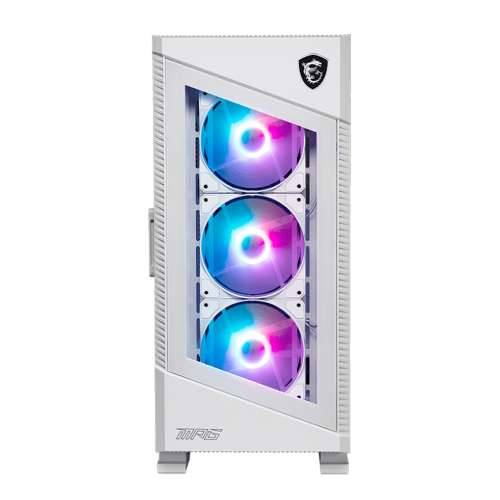 MSI MPG Velox 100R MIDI Tower Gaming Case, Real Glass Side Window RGB White Cijena