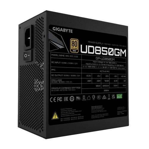 GIGABYTE UD850GM 850 Watt ATX power supply, 80+ Gold, fully modular Cijena