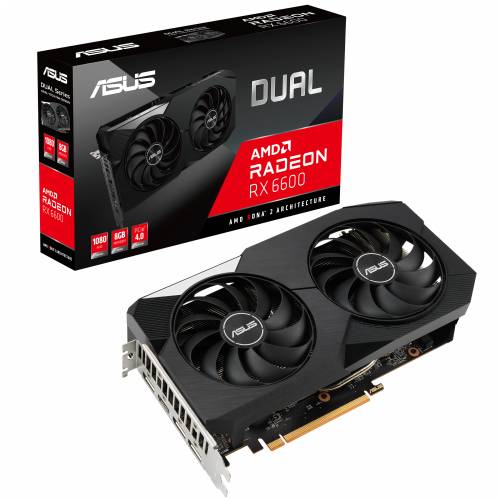 ASUS AMD Radeon RX 6600 Dual V2 graphics card 8GB GDDR6 3xDP/HDMI Cijena