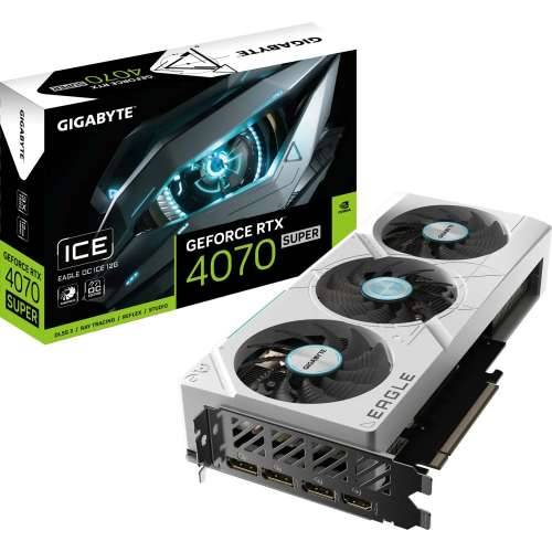 GIGABYTE GeForce RTX 4070 SUPER 12GB Eagle OC ICE graphics card