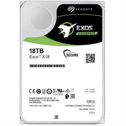 Seagate Exos X18 ST18000NM004J - 18 TB 7200 rpm 256 MB 3.5 inch SAS 12Gbit/s Cijena