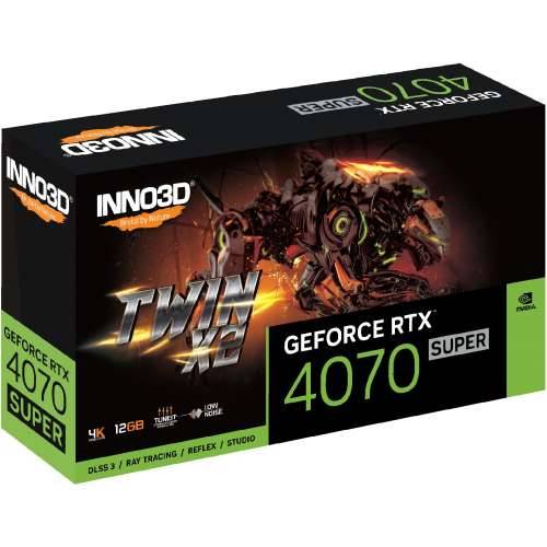 INNO3D GeForce RTX 4070 SUPER TWIN X2 12GB GDDR6X graphics card 3xDP/HDMI Cijena