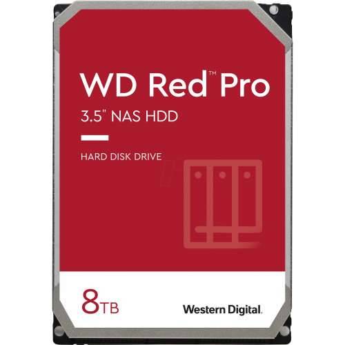 WD Red Pro WD8003FFBX NAS HDD - 8 TB 7200 rpm 256 MB 3.5 inch SATA 6 Gbit/s CMR