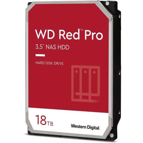 WD Red Pro WD181KFGX NAS HDD - 18 TB 7200 rpm 512 MB 3.5 inch SATA 6 Gbit/s CMR