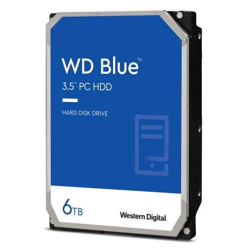 WD Blue WD60EZAX - 6 TB 5400 rpm 256 MB 3.5 inch SATA 6 Gbit/s