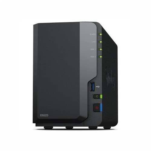 Synology DS223 NAS System 2-Bay 12 TB incl. 2x 6 TB Synology HDD HAT3300-6T