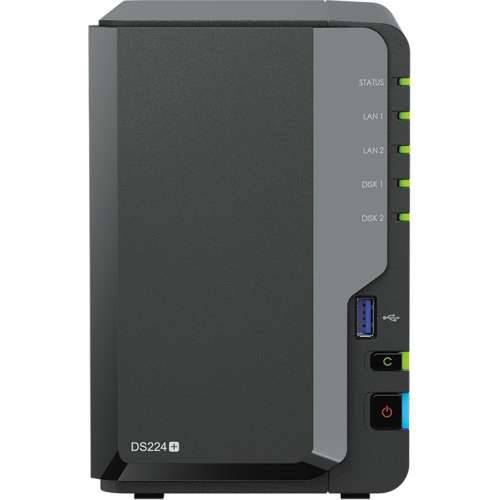 Synology DS224+ NAS System 2-Bay 12 TB incl. 2x 6 TB Synology HDD HAT3300-6T