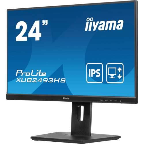 iiyama ProLite XUB2493HS-B6 60.5cm (23.8") Full HD IPS Monitor HDMI/DP Pivot