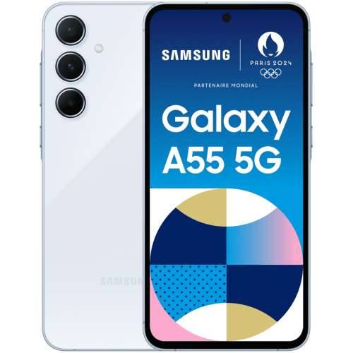 Samsung GALAXY A55 5G A556B Dual SIM 256GB Awesome Iceblue Android 14 Smartphone
