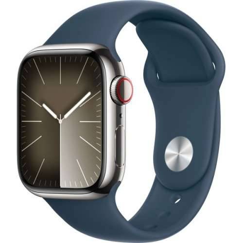 Apple Watch Series 9 LTE 41mm Stainless Steel Silver Sport Band Storm Blue M/L Cijena
