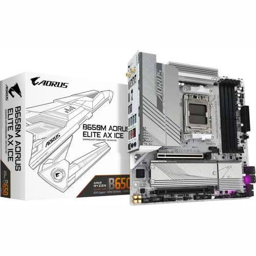 GIGABYTE B650M AORUS ELITE AX ICE mATX motherboard Socket AM5 HDMI/DP/USB-C/WIFI6E Cijena