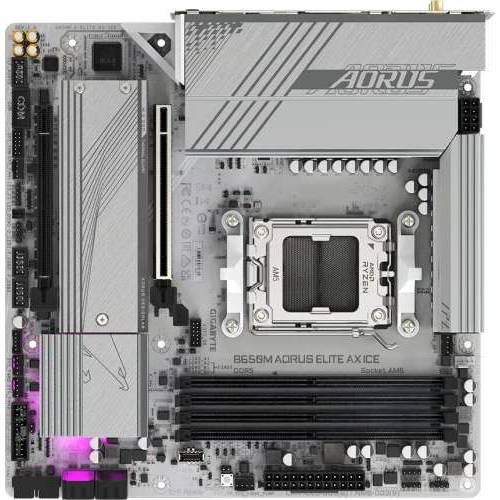 GIGABYTE B650M AORUS ELITE AX ICE mATX motherboard Socket AM5 HDMI/DP/USB-C/WIFI6E Cijena