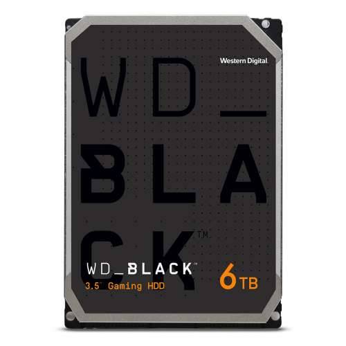 Western Digital WD_BLACK Desktop 6TB 128MB 3.5 inch SATA 6Gb/s - internal gaming hard drive (CMR) Cijena