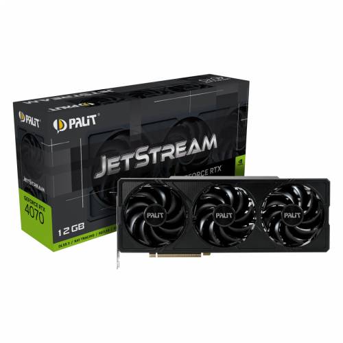 Palit GeForce RTX 4070 Jetstream graphics card - 12GB GDDR6X, 1x HDMI, 3x DP