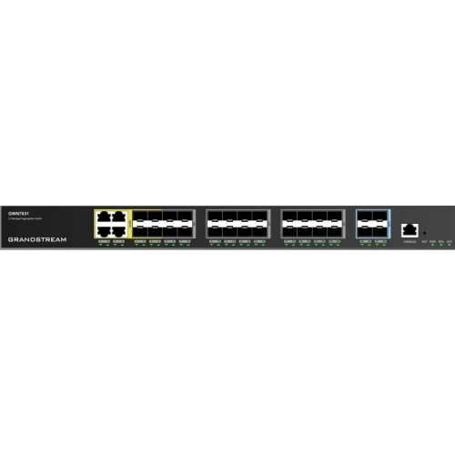 24+4P Grandstream GWN7831, 24x Gigabit ports, 4x SFP+, Layer 3 aggregation switches Cijena