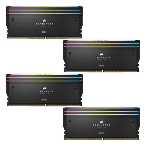 Corsair Dominator Titanium Black 64GB (4x16GB) DDR5-6000 XMP memory, CL36, 1.35V