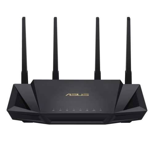 ASUS RT-AX58U V2 WLAN Router [WiFi 6 (802.11ax), dual-band, up to 3,000 Mbps]