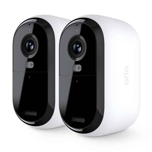 Arlo Essential 2 2K Outdoor Surveillance Camera White, Set of 2 2K Resolution, WiFi, IP65 Weatherproof