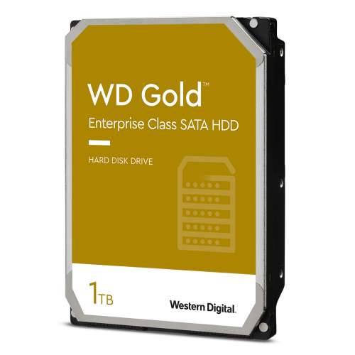 WD Hard Drive Gold - 1 TB - 3.5” - SATA 6 GB/s