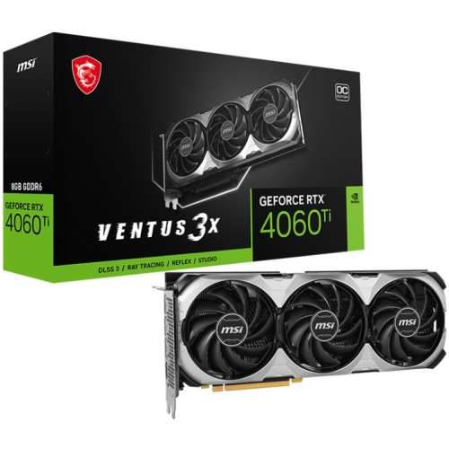 RTX 4060 Ti 8GB MSI Ventus 3X E OC VGA DDR6 3Fan