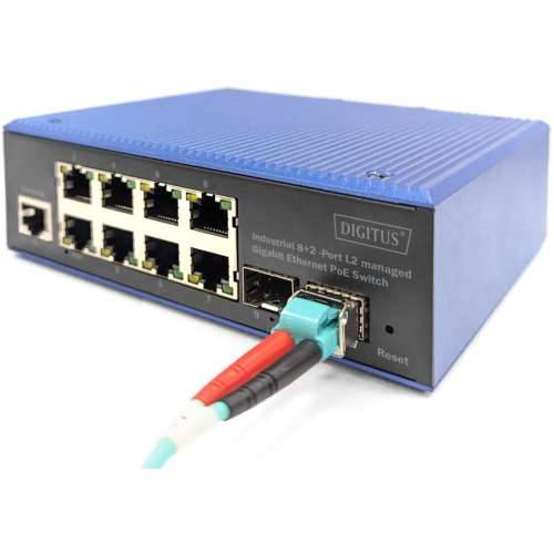 Digitus 8+2P Industrial Gigabit Ethernet PoE Switch L2 managed Cijena