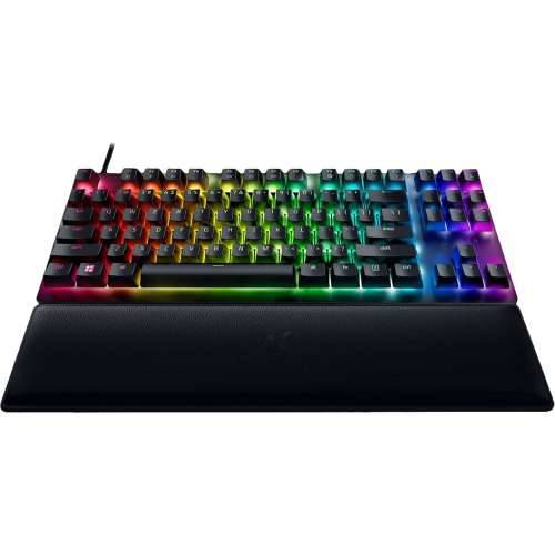 Razer Huntsman V2 Tenkeyless Gaming Keyboard Optical Red DE black