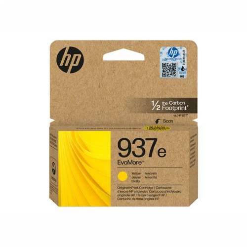 HP 937e EvoMore Yellow Org Ink Cartridge