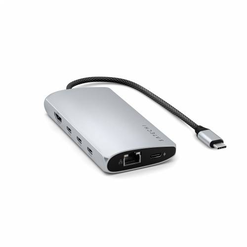 Satechi USB-C Multiport Adapter 8K with Ethernet V3 silver Cijena