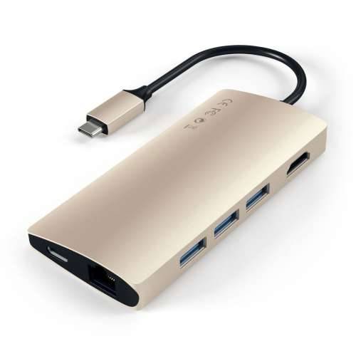 Satechi Type-C Multi-Port Hub 4K Ethernet V2 gold Cijena