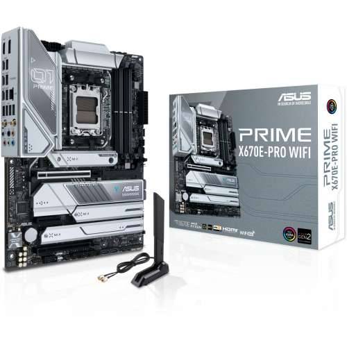 ASUS PRIME X670E-PRO WIFI ATX motherboard Socket AM5 WIFI/M.2/USB3.2 Type C/HDMI/DP Cijena