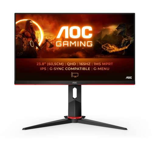 AOC Q24G2A 60.5cm (23.8") QHD IPS Gaming Monitor 16:9 HDMI/DP 165Hz 1ms FreeSync Cijena