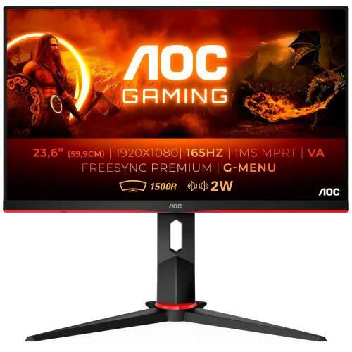 AOC C24G2AE 60cm (23.6") FHD Gaming Monitor Curved 16:9 HDMI/DP/VGA 165Hz Sync Cijena