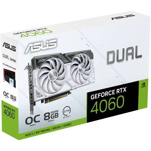 ASUS DUAL GeForce RTX 4060 OC White Gaming Graphics Card 8GB GDDR6, 1xHDMI, 3xDP Cijena