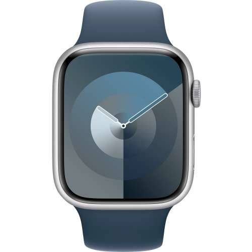 Apple Watch Series 9 GPS 45mm Aluminum Silver Sport Band Storm Blue - M/L Cijena