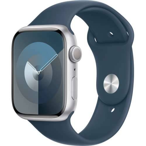 Apple Watch Series 9 GPS 45mm Aluminum Silver Sport Band Storm Blue - M/L Cijena