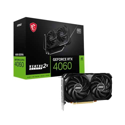 MSI GeForce RTX 4060 Ventus 2X Black OC 8GB GDDR6 Gaming Graphics Card 3xDP/HDMI Cijena