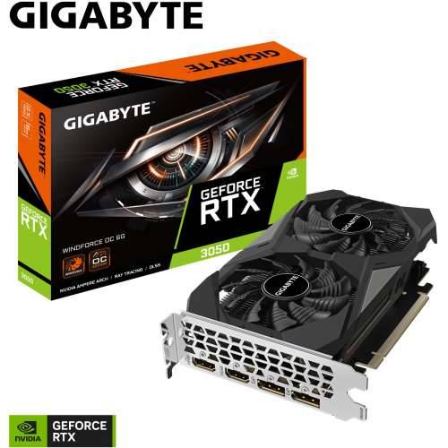 GIGABYTE GeForce RTX 3050 WindForce OC 6GB GDDR6 graphics card 2xHDMI, 2xDP Cijena