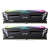 Lexar ARES RGB 32GB Kit (2x16GB) DDR5-7200 Black UDIMM Desktop Memory with RGB Lighting