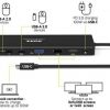 Port docking travel  USB-C,1x4K ili 3XFHD, do 100W