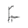 My Wall Full Motion Desk Mount for Monitor & Keyboard - For