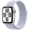 Apple Watch SE GPS 40mm Aluminum Silver Sport Loop Bracelet Blue Cloud