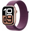 Apple Watch Series 10 GPS 42mm Aluminum Rose Gold Sport Loop Plum