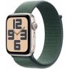 Apple Watch SE GPS 44mm Alu Polarstern Sport Loop Bracelet Sea Green