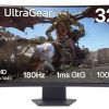 LG UltraGear 32GS60QX-B Gaming Monitor - QHD Display, 180Hz, 1ms