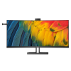 Philips 40B1U6903CH 40 inch Wide UHD Curved Monitor, 5 MP webcam, height adjustable, speakers (5120x2160, 75 Hz, HDMI, DisplayPort (in/Out), Thun