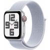 Apple Watch SE GPS + Cellular 40mm Aluminum Silver Sport Loop Bracelet Blue Cloud