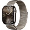 Apple Watch Series 10 LTE 46mm Natural Titanium Case with Natural Milanese Loop - M/L